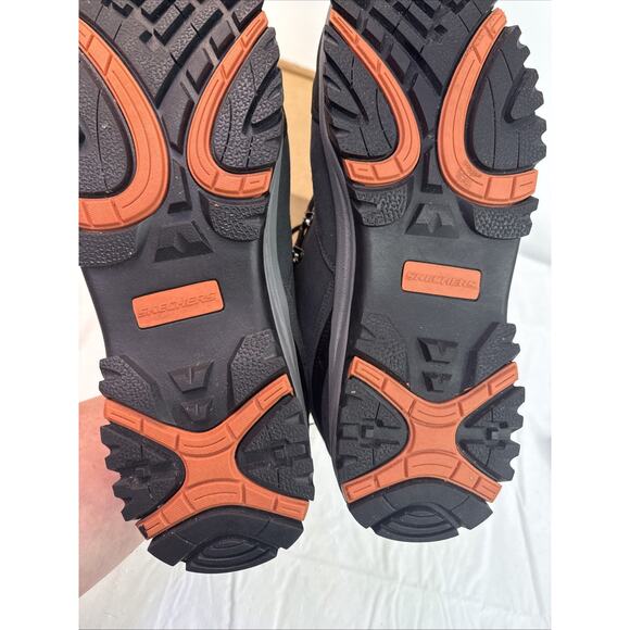 Skechers Mens Leather Relment Pelmo Waterproof Hiking Boots Size 14 Gray SN64869 main image 5